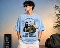 Air Blue Soft Boy Men's Oversized T-shirt