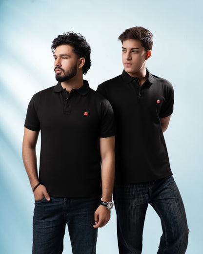 Classic Men’s Black Polo T-Shirt