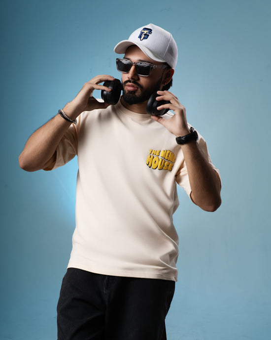 Cream ASAP Men’s Oversized T-Shirt