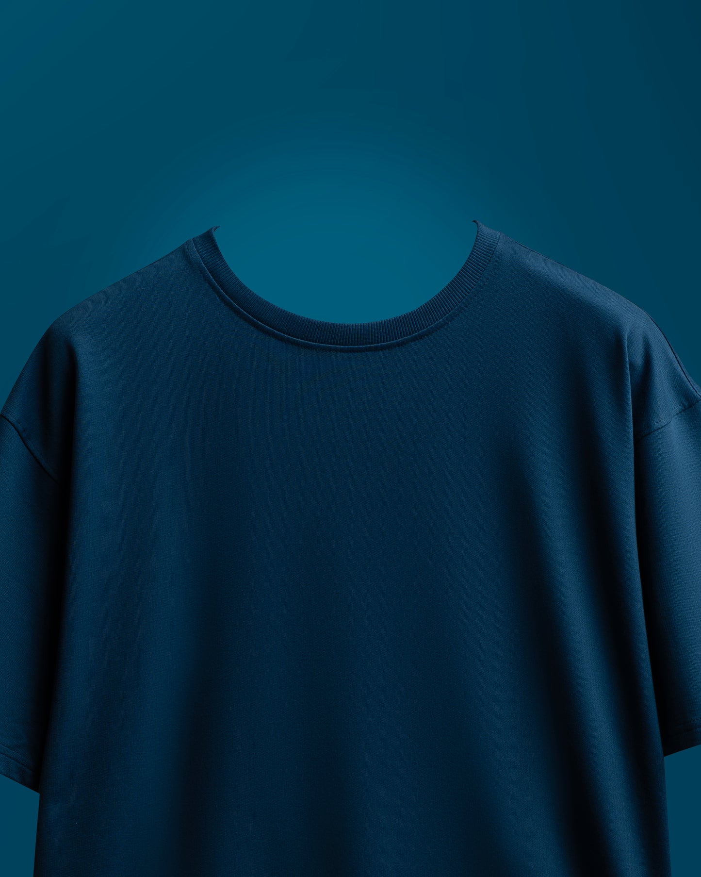 Teal Solids Men’s Oversized T-Shirt
