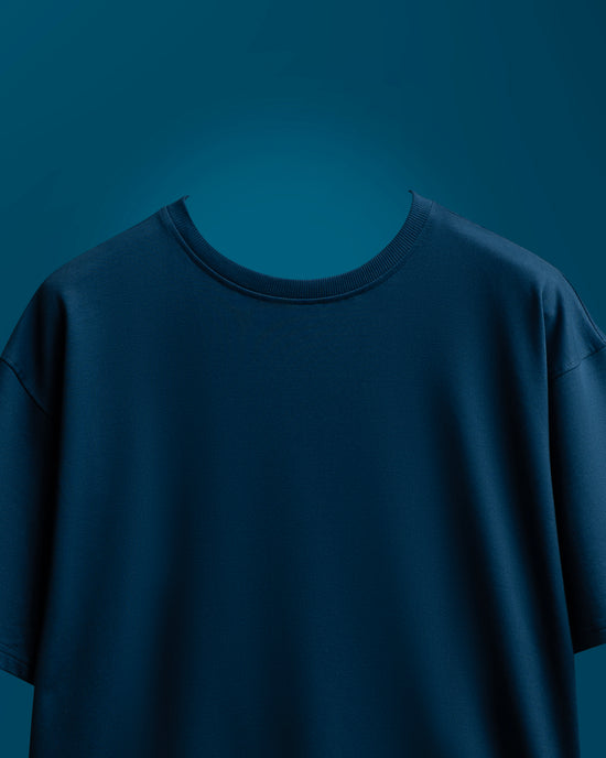 Teal Solids Men’s Oversized T-Shirt
