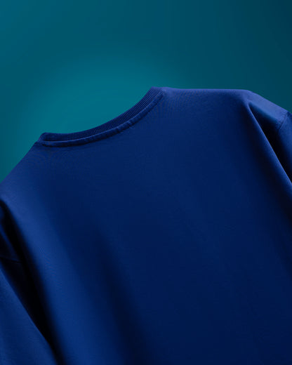 Royal Blue Minimum Guy Men’s Oversized T-Shirt