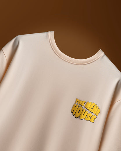 Cream ASAP Men’s Oversized T-Shirt