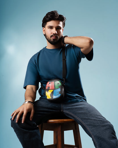 Teal Solids Men’s Oversized T-Shirt